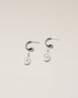 DROP PIERCED EARRINGS - PURE SILVER 999